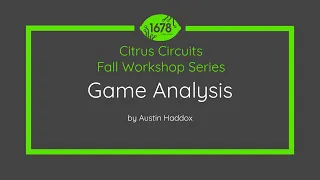 Game Analysis and Scoring Systems - 2023 Fall Workshops