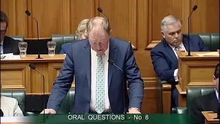 Question 8 - Rt Hon Winston Peters to the Minister for the Environment