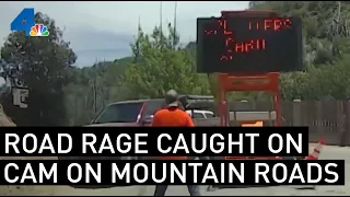 Watch: Road Rage Confrontation on Mountain Road Leads to Arrest | NBCLA