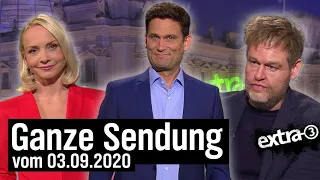 Extra 3 vom 03.09.2020 mit Christian Ehring im Ersten | extra 3 | NDR