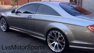 Mercedes Benz CL550 Sittin on Drea M Forgiato’s With Floater Caps!!