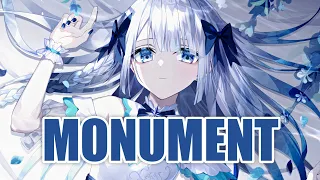 ❖ Nightcore ⟶ MONUMENT (Lyrics) || KEiiNO