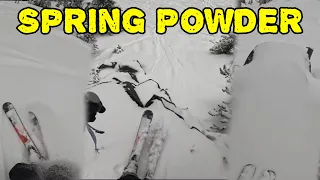 Spring POWDER at Anthony Lakes - Ski POV and Vlog