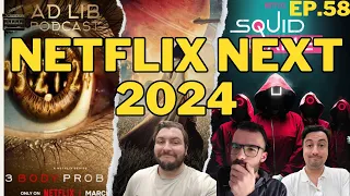 Ep. 59 | NEXT ON NETFLIX 2024 | Mr. & Mrs. Smith | The Zone of Interest | The Promised Land & More!