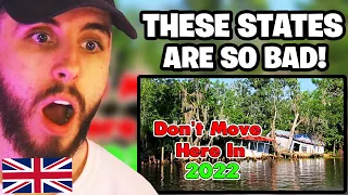 British Guy Reacts to Top 10 Worst States to Live in America in 2022