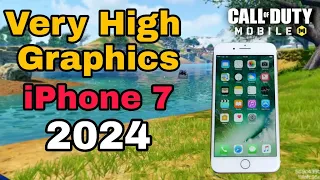 iPhone 7 COD Mobile Very High Graphics Gameplay 2024 | OCDM High Graphics Gameplay on iPhone 7 2024