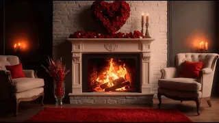 Happy Valentines Romantic Music 💘 Love Songs for Cozy Evening ❤️ Relaxing Ambience