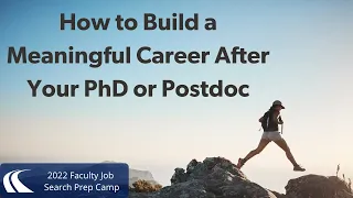 How to build a meaningful career after your PhD or postdoc