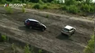 Nissan Murano vs Subaru Tribeca на off road. Сравнительный тест на бездорожье