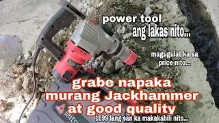 Napaka Murang Jackhammer good quality Unboxing and review how to use.