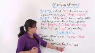 Comparatives In English