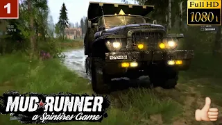 Spintires: MudRunner обзор мода Урал 375 самосвал тест полигон 🔴