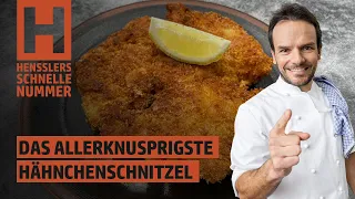 Schnelles Das knusprigste Hähnchenschnitzel der Welt Rezept von Steffen Henssler