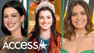 Anne Hathaway & Mandy Moore Celebrate 'The Princess Diaries' 20th Anniversary