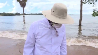 President Museveni makes a stop over at Ssese beach to asses the water levels