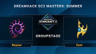 SC2 - Reynor vs. Zest - DreamHack SC2 Masters Summer: Season Finals - Group B
