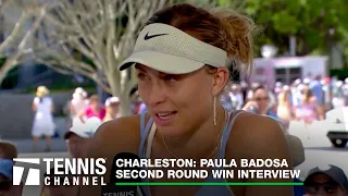 Paula Badosa; "I am out there talking trash on court" | 2023 Charleston Second Round