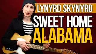 Как играть на гитаре Sweet Home Alabama - Lynyrd Skynyrd - Уроки игры на гитаре Первый Лад