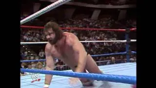 "Hacksaw" Jim Duggan wins the first Royal Rumble