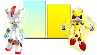Shadow Vs Metal Sonic Power Levels Over The Years