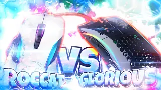 ROCCAT vs GLORIOUS! СРАВНЕНИЕ ЛУЧШИХ МЫШЕК ДЛЯ ПВП + СТРОИТЕЛЬСТВА! AIMO REMASTERED vs MODEL D