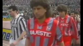 Juventus - Cremonese 4-0 (08.04.1990) 14a Ritorno Serie A.