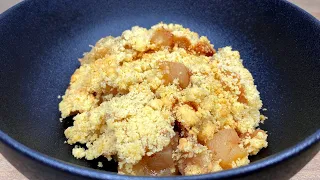 Apple Crumble | Easy Recipe With Homemade Custard