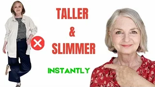 How To Look TALLER & SLIMMER *Instantly*