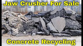 Rock Crusher for sale for Concrete Recycling, Asphalt Recycling, Brick Recycling, Stone and Rock