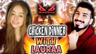 Badboyy2 Due with Lauraa Destroying the lobby with Chicken 🐔🔥😱