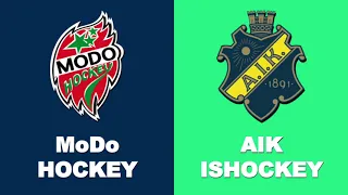 MoDo Hockey - AIK Ishockey 4-5 (5-4 OT) l J20 Nationell Norra