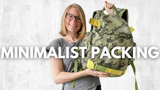 How I Pack My Minimalist Backpack for Travel