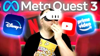The CINEMA of the FUTURE? Netflix, Disney+, Prime Video & more on the Meta Quest 3!