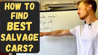 How to pick best salvage cars? 3 things you must know to start flipping salvage cars and make money!