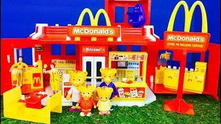 Rare MCDONALD'S Restaurant Carry Along Playset and DANIEL TIGER TOYS!