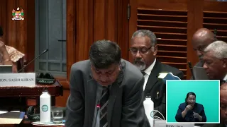 Fiji’s Minister for Sugar Industry informs Parliament on the study tour of cane farmers to India.