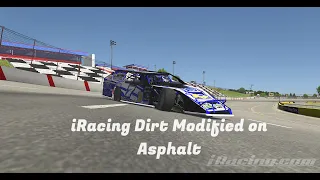 iRacing Dirt Modified on Asphalt