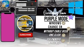 FIX MODO PURPURA WINDOWS FREE | CHANGE SN | ONE CLICK | & PWND DFU | BruteForce |FuerzaBruta USB