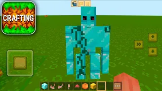 How to Spawn DIAMOND GOLEM in CRAFTING and BUILDING