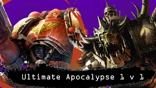 Dawn of War Ultimate Apocalypse: 1 vs 1 Space Marines (Tigershark) vs Orks (Demi)