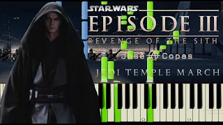 Star Wars III - Jedi Temple March | Orden 66 Theme (Part 1/2) (Piano Tutorial + Sheet Music)