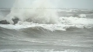 Hurricane Zeta Waves Ahead Of The Storm, Grand Isle, LA - 10/28/2020