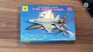 Сборка модели истребитель F-16 (MODELIST)