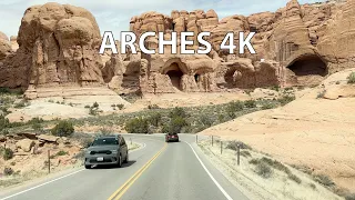 Arches National Park - Scenic Drive 4K HDR - Utah USA