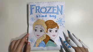 [✨paper diy✨] Frozen Outfit Blind Bag ☃️ | Asmr opening + making process