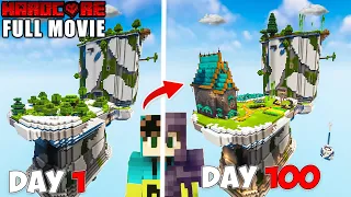 I Survived 100 Days on a TOILET in Minecraft [FULL MOVIE]