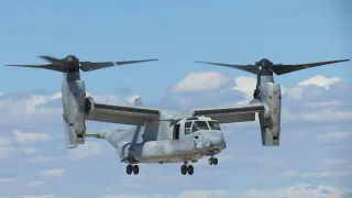V-22 Osprey demonstration at the 2018 MCAS Yuma Airshow