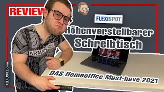 DAS HOMEOFFICE MUST-HAVE! | Höhenverstellbarer Flexispot EF1 Schreibtisch Review  | "FELFLOFEL.com"