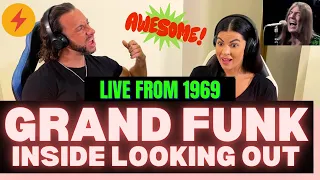 First Time Hearing Grand Funk LIVE - Inside Looking Out 1969 Reaction - THEIR ENERGY IS INSANE!