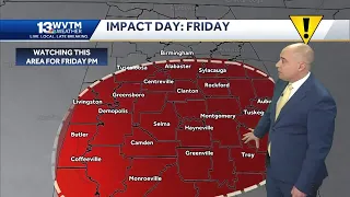 Dry and hotter Thursday before severe weather on Friday